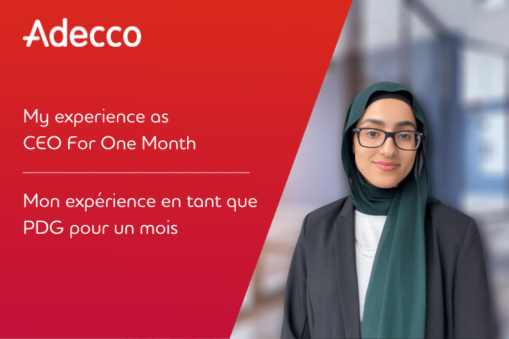 Raneem Basheer, Adecco's 2022 CEO for One Month