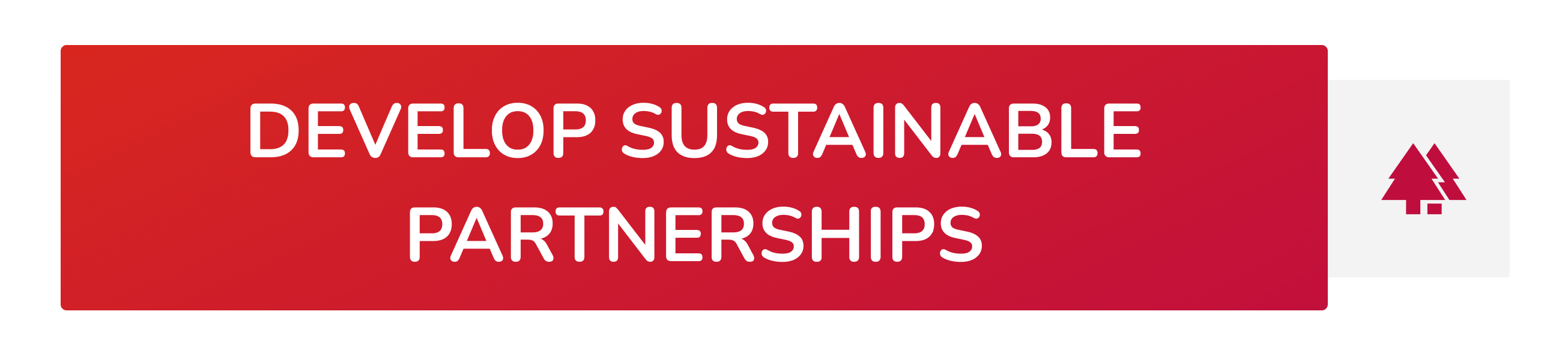 Develop sustainable partnerships