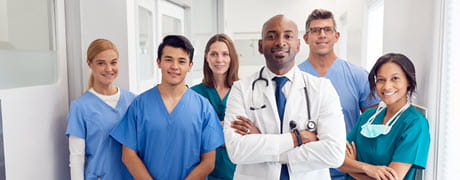group of medical staff